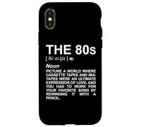 Soirée rétro du Dictionnaire des années 80 Coque pour iPhone X/XS