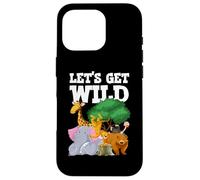 Soirée Safari « Let's Get Zoo Animals » Coque pour iPhone 16 Pro