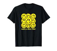 Soirée techno, événement EDM, Acid House Smile, Bon voyage T-Shirt