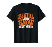 Sois Calme et sache Que Je suis Dieu, Foi chrétienne rétro T-Shirt