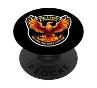 Sois comme un phénix renaissant de tes cendres à chaque fois que Fire Bird PopSockets PopGrip Adhésif