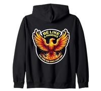 Sois comme un phénix renaissant de tes cendres à chaque fois que Fire Bird Sweat à Capuche
