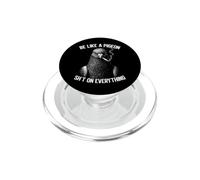 Sois comme Un Pigeon sur Tout ce Qui Fume PopSockets PopGrip pour MagSafe