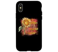 Sois comme Un Tournesol, Je me tiendrai Debout et trouverai la lumière du Soleil Coque pour iPhone X/XS