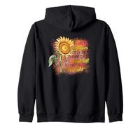 Sois comme Un Tournesol, Je me tiendrai Debout et trouverai la lumière du Soleil Sweat à Capuche
