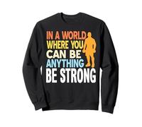 Sois Fort Citation Fitness Motivation Sweatshirt