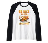 Sois Gentil avec Moi, Je Cuisine Ton Chef Manche Raglan