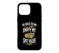 Sois Gentil avec Moi ou Je viderai ma Valve sur toi Tuba Coque pour iPhone 16 Pro Max