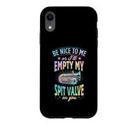 Sois Gentil avec Moi ou Je viderai ma Valve sur toi Tuba Coque pour iPhone XR