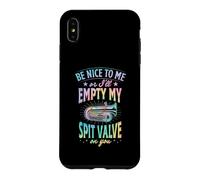 Sois Gentil avec Moi ou Je viderai ma Valve sur toi Tuba Coque pour iPhone XS Max
