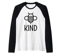 Sois Gentil, drôle, Mignon Bourdon, Adorable Abeille Manche Raglan