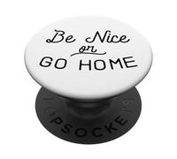 Sois Gentil ou rentre chez toi Gentillesse Inclusion Amour Indivisible PopSockets PopGrip Adhésif