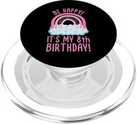 Sois Heureuse ! C'est Mon 8e Anniversaire ! 8 Ans, 8e Anniversaire PopSockets PopGrip pour MagSafe