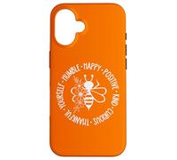 Sois Humble, Heureuse, Positive, Gentille, curieuse, reconnaissante toi-même. Coque pour iPhone 16