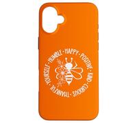 Sois Humble, Heureuse, Positive, Gentille, curieuse, reconnaissante toi-même. Coque pour iPhone 16 Plus