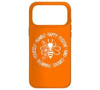 Sois Humble, Heureuse, Positive, Gentille, curieuse, reconnaissante toi-même. Coque pour iPhone 17 Pro Max