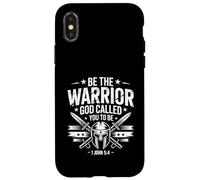 Sois Le Guerrier Que Dieu t'a appelé à être Un Verset de la Bible Coque pour iPhone X/XS