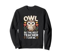 Sois Le Meilleur Professeur Que Je puisse être Owl Vintage School Spirit Sweatshirt