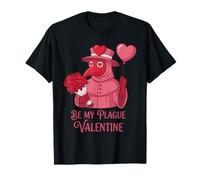 Sois ma peste Valentine Kawaii Doctor Plague Pink Raven T-Shirt