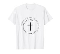 Sois Qui Dieu t'a appelé à être - Foi chrétienne T-Shirt Graphique avec Valeur