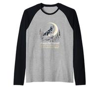 Sois toi-même, sauf si tu peux être un loup Manche Raglan