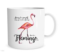 Sois Toujours Toi-Même, Sauf Si Tu Peux Être Un Flamant Rose… L’Art De L’Aquarelle Mug Céramique Tasse À Café Avec Anse Tasse Pour Travail Boissons Chaudes Cappuccino 330Ml