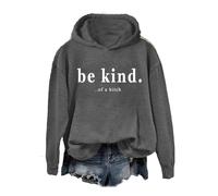 Sois un peu ziggy - Sweat à capuche décontracté amusant, anthracite, S
