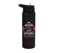 Sois une fille forte et une danseuse courageuse Stainless Steel Insulated Water Bottle