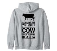Sois Une Vache drôle Sweat à Capuche
