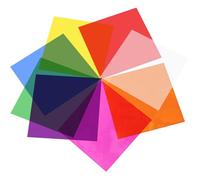 soitzhoc Cellophane colorée, 120 feuilles papier vitrail, 8 couleurs, papier transparent emballage, 7.5x7.5 pouces, pour Noël, Saint-Valentin, DIY Crafts, emballage bonbon