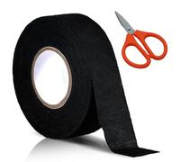 soitzhoc Ruban adhésif pour bâton de Hockey sur Glace, Ruban antidérapant de 25 m, Ruban adhésif pour Sport,Bande Auto agrippante,Ruban adhésif pour bâton de Badminton avec 1 Paire de Ciseaux