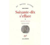 Soixante-dix s'efface (Tome 5-1991-1996): Journal