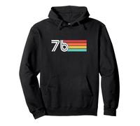 Soixante-Seize 1976 Rétro 50e Anniversaire Sweat à Capuche