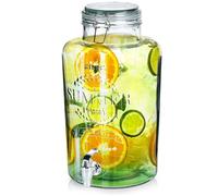 Słój à Boissons - Vilde - 8L - Verre - Robinet - Fermeture Hermétique