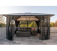 Sojag Pavillon de jardin en aluminium avec moustiquaire - Savino - SJ16400