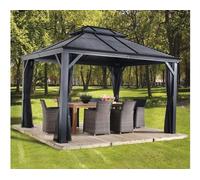 Sojag Pavillon Mykonos 10x14 gris basalte 299 x 425 x 292 cm (L x l x h) Aluminium