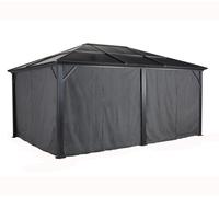 Sojag Rideaux avec clips pour pavillon Meridien 1216 Gris foncé