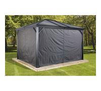 Sojag Rideaux avec clips pour pavillon Ventura 1010 Gris foncé