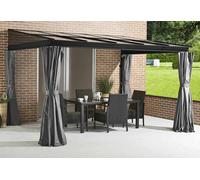 Sojag Tonnelle adossée en aluminium et polycarbonate St Barth 10,77 m² - SJ23200