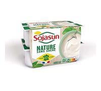Sojasun Dessert végétal au soja nature - Les 12 pots de 100 g