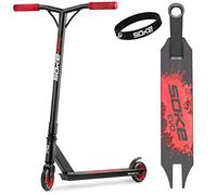 SOKE Trottinette Pro Freestyle – Roulements ABEC 9 – Capacité 100 kg – Adultes et Enfants – Noir-Or