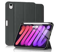 Soke Coque pour iPad Mini 6 2021, Coque arrière de Protection Ultra Fine, Support Robuste avec Porte-Stylet Apple, Fonction Veille/réveil Automatique pour iPad 6ème génération 8,3", Gris