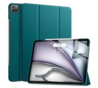 Soke Étui de Protection pour iPad Pro 12,9 2021 (5e génération), Ultra Fin, léger, Triple Pliage, avec Fonction Veille/réveil Automatique + Chargement sans Fil pour iPad Pro 12.9, Bleu Sarcelle