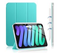 Soke Étui pour iPad Mini 6 2021 - [Support fin à trois volets + chargement du stylet Apple 2e génération + veille/réveil automatique intelligent], coque arrière rigide de protection en polycarbonate