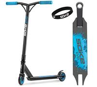 SOKE Evo 100kg Trottinette Freestyle ABEC-9 Carbon - Trottinette Freestyle Adulte pour Skatepark - Trottinette Freestyle Garçons & Filles pour Faire des Tours & Fouets - pour Adolescents 11-15