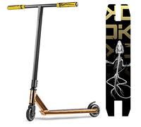 SOKE Evo Street Trottinette Freestyle ABEC-9 Carbon - Trottinette Freestyle Adulte pour Skatepark - Trottinette Freestyle Garçons & Filles pour Faire des Tours & Fouets - pour Adolescents 11-15