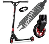 Trottinette Freestyle - SOKE PRO - Rouge - Guidon Y - Roues 110mm - ABEC-9