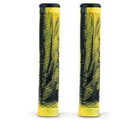 Soke Poignées de Guidon de Scooter | 1672, 5 x 16 x 5 cm | Poignées de vélo avec extrémités de Guidon | Deux pièces, Jaune et Noir, Durable, pour Enfants, Adolescents, Adultes, Professionnels