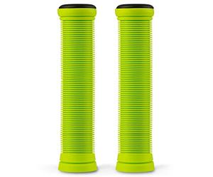 Soke Poignées de Guidon de Scooter | 1672, 5 x 16 x 5 cm | Poignées de vélo avec extrémités de Guidon | Deux pièces, Jaune et Noir, Durable, pour Enfants, Adolescents, Adultes, Professionnels