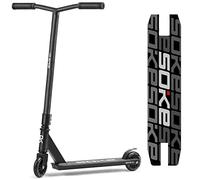 Trottinette freestyle - SOKE - Soke GO! - Noir - 2,9 kg - Roues 100x24 mm PU 88A - Guidon 48,5 cm à 360°